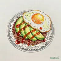 アボカドロコモコ(TERIYAKIソース)