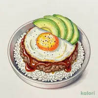アボカドロコモコTERIYAKIソース