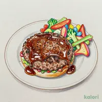 アメリカンハンバーグ