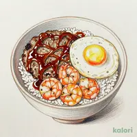 ガーリックシュリンプロコモコ TERIYAKIソース