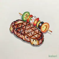 サーロインステーキ withシーサイドブロシェット
