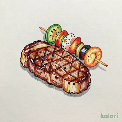 サーロインステーキ withシーサイドブロシェット