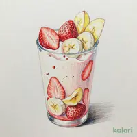 ストロベリーバナナスムージー