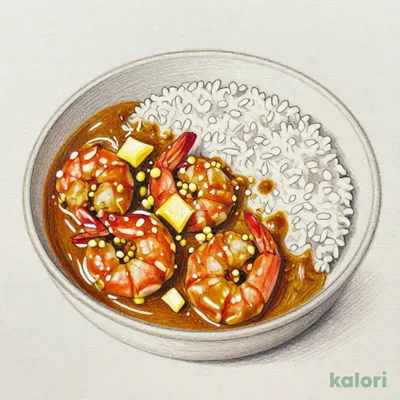 ハワイアンガーリックシュリンプカレー