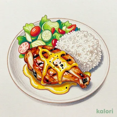 ハワイアングリルチキン ハニーレモンマスタードソース