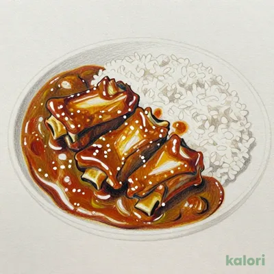 ハワイアンバックリブカレー