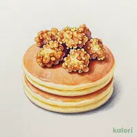モチコチキンパンケーキ(ドレッシング・メープル除く)