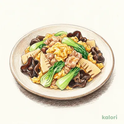 Meat and Egg Stir-Fry