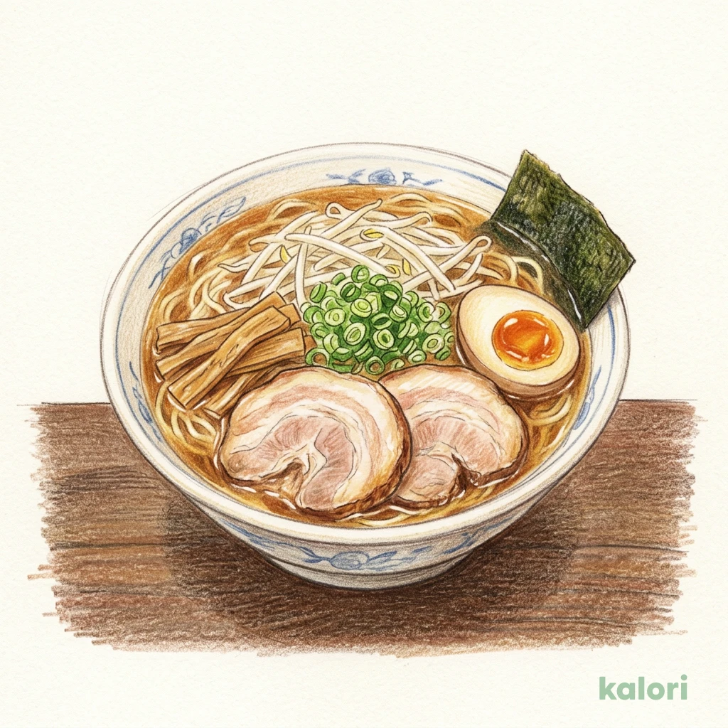 餃子の王将ラーメン 680kcal｜カロリー・栄養成分 | 餃子の王将