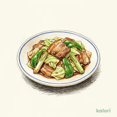Twice-Cooked Pork (Just Size)
