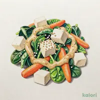 ごま香るほうれん草白和え