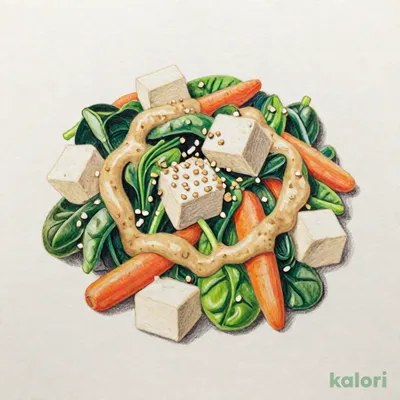 ごま香るほうれん草白和え