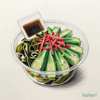 オクラとめかぶのねばねばサラダ