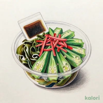 オクラとめかぶのねばねばサラダ