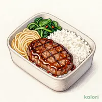 グリルハンバーグ弁当（デミグラスソース）