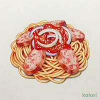 喫茶店風ナポリタン