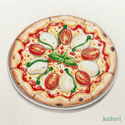 手作り チェリートマトのマルゲリータピザ