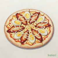 手作り 照り焼きチキンピザ