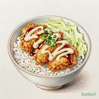 若鶏竜田タルタル甘酢ソース丼