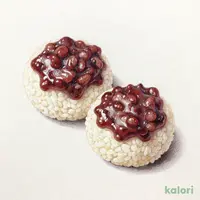 餡子たっぷりおはぎ（銅釜炊き粗糖入粒餡）