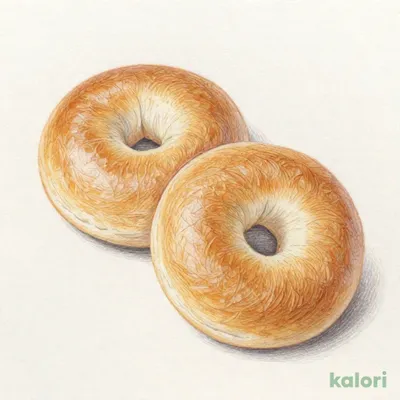 国産小麦のプレーンベーグル 2個