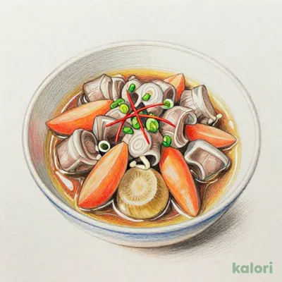 国産豚もつ煮
