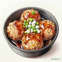 甘辛照り焼きダレの鶏つくね