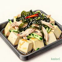豆腐と蒸し鶏のチョレギサラダ