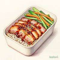 辛みそ豚カルビ重（麦入ごはん）