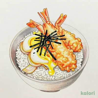 エビとじ丼