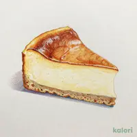 チーズケーキ -黒蜜仕立て-