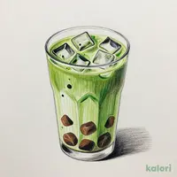 本わらび餅アイス抹茶オーレ