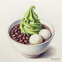Cream Zenzai (Matcha Soft Serve)