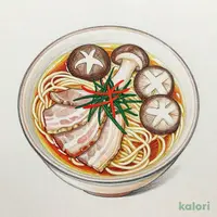 3種のきのこの味わいきしめん