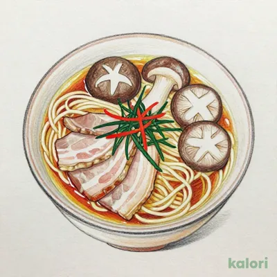 3種のきのこの味わいきしめん
