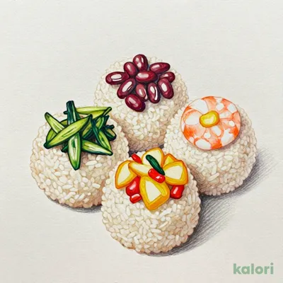 Five-Color Okowa (Sticky Rice)