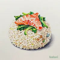 Salmon Okowa (Sticky Rice)