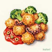 岩だことブロッコリーのフリット～手作りオリーブトマトソース付き～