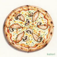 ピッツァ・チキンときのこのバジルクリーム（持ち帰り）