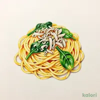 しらすとほうれん草のペペロンチーノ