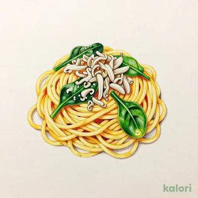 しらすとほうれん草のペペロンチーノ