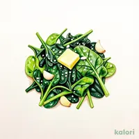 ほうれん草のガーリックバターソテー