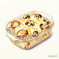 チキンときのこのドリア