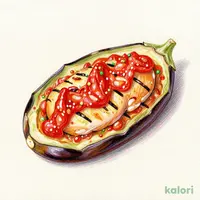 チキンのオーブン焼き～グリル茄子トマトソース～