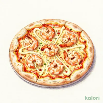 Shrimp Mayo Garlic Pizza