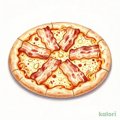 Garlic Bacon Pizza