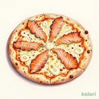 Salmon Mayo Pizza