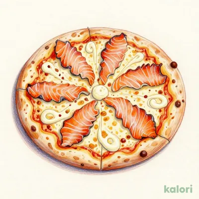 Salmon Mayo Pizza