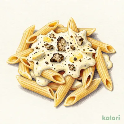 Penne with Gorgonzola Cream Sauce