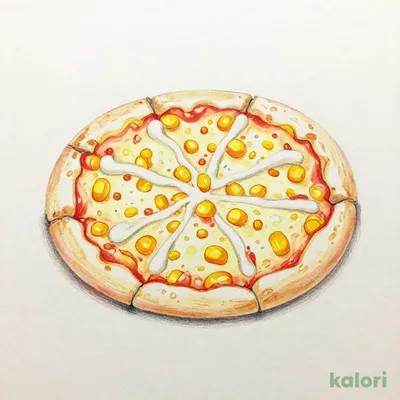 Mini Pizza with Corn and Mayo